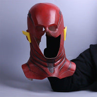 Justice League The Flash Cosplay Mask Full Face Barry Allen Flash Helmet Mask-DC Comics Cosplay-WickyDeez