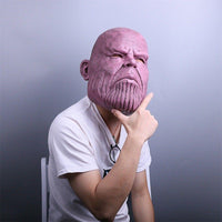 New 2018 Thanos Realistic Face Mask Avengers 3 Infinity War Replica Prop Mask-Marvel Comics Cosplay-WickyDeez