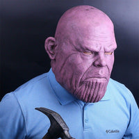 New 2018 Thanos Realistic Face Mask Avengers 3 Infinity War Replica Prop Mask-Marvel Comics Cosplay-WickyDeez