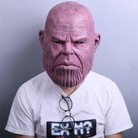 New 2018 Thanos Realistic Face Mask Avengers 3 Infinity War Replica Prop Mask-Marvel Comics Cosplay-WickyDeez