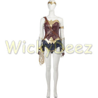 Inspired Wonder Woman Justice League Cosplay Costume Boot Covers & Lasso (Alternate Version)-DC Comics Cosplay-WickyDeez