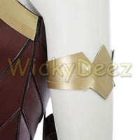 Inspired Wonder Woman Justice League Cosplay Costume Boot Covers & Lasso (Alternate Version)-DC Comics Cosplay-WickyDeez