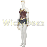 Inspired Wonder Woman Justice League Cosplay Costume Boot Covers & Lasso (Alternate Version)-DC Comics Cosplay-WickyDeez