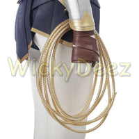 Inspired Wonder Woman Justice League Cosplay Costume Boot Covers & Lasso (Alternate Version)-DC Comics Cosplay-WickyDeez