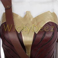 Inspired Wonder Woman Justice League Cosplay Costume Boot Covers & Lasso (Alternate Version)-DC Comics Cosplay-WickyDeez