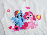 Kids Cute Rainbow Foal My Little Poli Pony Dress Ages from 2yrs - 8yrs-Children's Apparel-WickyDeez