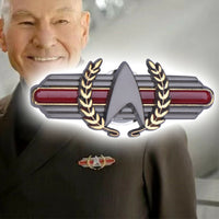 NEW Star Trek For ST Picard 2 Admiral Magnet Badge Pin | Starfleet Brooches Accessory Prop-WickyDeez - MainKinez-WickyDeez