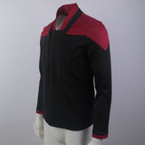 NEW Star Trek For Picard 3 Geordi Uniform Jacket Top Starfleet Cosplay Costumes (Red/Gold/Blue)