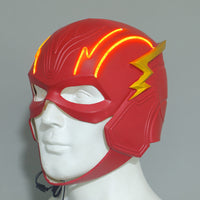 NEW LED Handmade Inspired The Flash Movie Mask Barry Allen Cosplay Costume Mask Prop