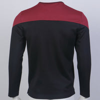 NEW Star Trek For Picard 2 Command Starfleet Cosplay Uniform Top | Red Blue Gold Costume Shirt-WickyDeez - MainKinez-WickyDeez