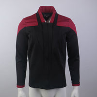 NEW Star Trek For Picard 3 Geordi Uniform Jacket Top Starfleet Cosplay Costumes (Red/Gold/Blue)