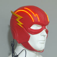 NEW LED Handmade Inspired The Flash Movie Mask Barry Allen Cosplay Costume Mask Prop