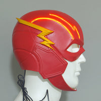 NEW LED Handmade Inspired The Flash Movie Mask Barry Allen Cosplay Costume Mask Prop