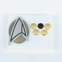 NEW Star Trek Picard Combadge Rank Pips Brooch Set Command Science Engineering Pin Badge Set-Star Trek-WickyDeez