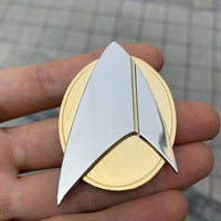 NEW Star Trek Picard Combadge Badge Set Command Science Engineering Pin Brooch Rank Pips Set-Star Trek-WickyDeez