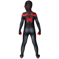 Kids PS5 Spiderman Miles Morales Jumpsuit Playstation 5 Cosplay Full Costume Set WickyDeez