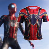 Spider-Man 3D 2018 Avengers Infinity War T-Shirt Spiderman Cosplay Long & Short Sleeve Shirt-Marvel Comics Cosplay-WickyDeez