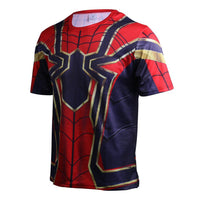 Spider-Man 3D 2018 Avengers Infinity War T-Shirt Spiderman Cosplay Long & Short Sleeve Shirt-Marvel Comics Cosplay-WickyDeez