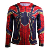 Spider-Man 3D 2018 Avengers Infinity War T-Shirt Spiderman Cosplay Long & Short Sleeve Shirt-Marvel Comics Cosplay-WickyDeez