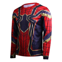 Spider-Man 3D 2018 Avengers Infinity War T-Shirt Spiderman Cosplay Long & Short Sleeve Shirt-Marvel Comics Cosplay-WickyDeez