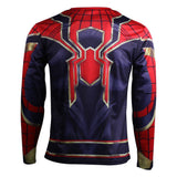 Spider-Man 3D 2018 Avengers Infinity War T-Shirt Spiderman Cosplay Long & Short Sleeve Shirt-Marvel Comics Cosplay-WickyDeez