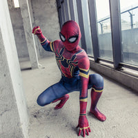 Spider-Man Infinity War Avengers 3 Kids Child Cosplay Costume Spiderman Jumpsuit-Marvel Comics Cosplay-WickyDeez