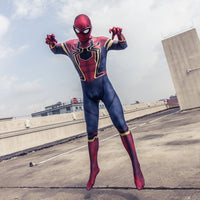 Spider-Man Infinity War Avengers 3 Kids Child Cosplay Costume Spiderman Jumpsuit-Marvel Comics Cosplay-WickyDeez