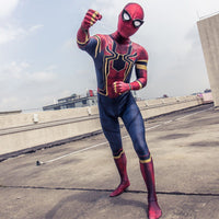 Spider-Man Infinity War Avengers 3 Kids Child Cosplay Costume Spiderman Jumpsuit-Marvel Comics Cosplay-WickyDeez