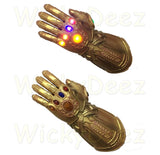 Thanos Glowing Gemstones Lights Infinity War Gauntlet Glove Avengers Cosplay Prop-Marvel Comics Cosplay-WickyDeez