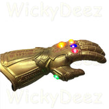 Thanos Glowing Gemstones Lights Infinity War Gauntlet Glove Avengers Cosplay Prop-Marvel Comics Cosplay-WickyDeez