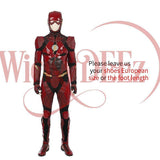 The Flash Justice League Costume Barry Allen Cosplay Costume Deluxe Custom Made-DC Comics Cosplay-WickyDeez