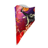 Trendy Saxophone Bandana Face Mask Scarf Cover | 2x - 50x Disposable Five Layer Filter Pads Available - WickyDeez