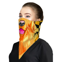 Dog Bandana Face Mask Scarf Cover | 2x - 50x Disposable Five Layer Filter Pads Available - WickyDeez