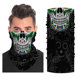 Skull Gate Face Mask Balaclava Scarf Cover | 2x - 50x Disposable Five Layer Filter Pads Available - WickyDeez