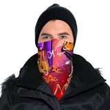 Trendy Saxophone Bandana Face Mask Scarf Cover | 2x - 50x Disposable Five Layer Filter Pads Available - WickyDeez