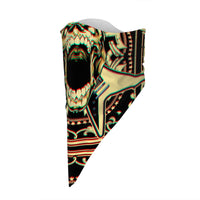 Alien Bandana Face Mask Scarf Cover | 2x - 50x Disposable Five Layer Filter Pads Available - WickyDeez