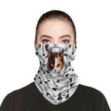 Pussy Cat Breathable Snood Face Mask Balaclava Scarf Cover | 2x - 50x Disposable Five Layer Filter Pads Available - WickyDeez