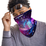 Galaxy Face Mask Balaclava Scarf Cover | 2x - 50x Disposable Five Layer Filter Pads Available - WickyDeez