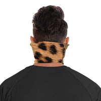 Roaring Leopard Bandana Face Mask Cover | 2x - 50x Disposable Five Layer Filter Pads Available - WickyDeez