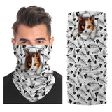 Pussy Cat Breathable Snood Face Mask Balaclava Scarf Cover | 2x - 50x Disposable Five Layer Filter Pads Available - WickyDeez